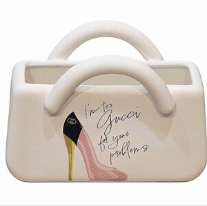 At Home, "I'm Too Gucci For Your Problems", Heel Purse-Shaped‎ Decor